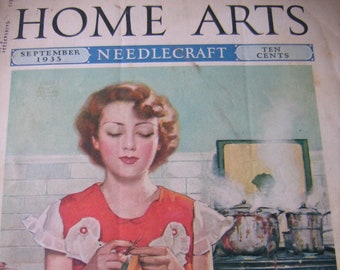 Home Arts Needlecraft Magazine September 1935