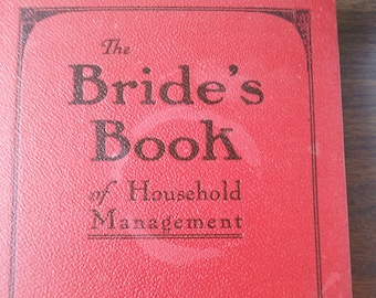 The Bride's Book of Household Management-Vancouver British Columbia 1920s