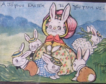 Vintage Easter Card by Grace Drayton