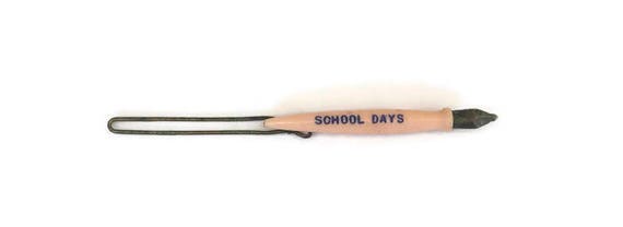 Vintage Barrette Pen School Days Pink Hair Clip M… - image 3