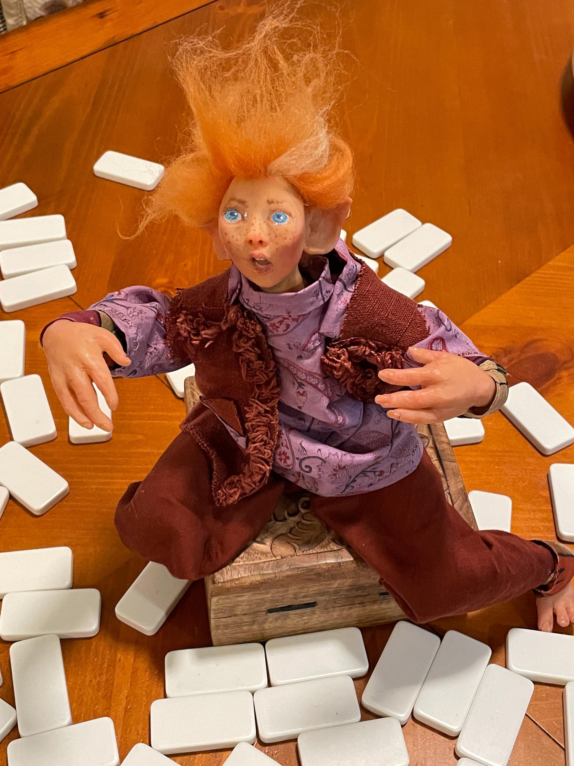 Handmade Art Doll: Unique Sculpted Doll With Clothes - Etsy