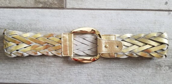 gold braided belt