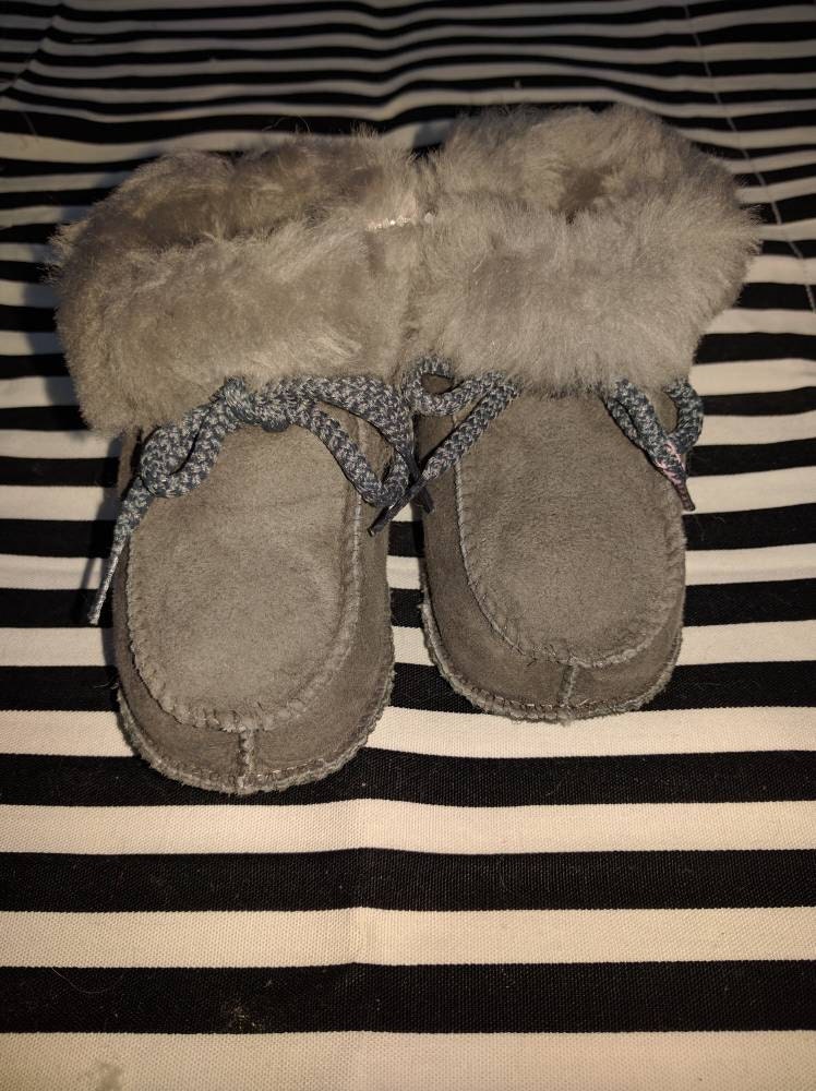 Lambskin Booties - Cream main image 1