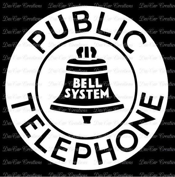 Download Vintage Style Public Telephone Sign Svg Cut File Svg And Png Etsy