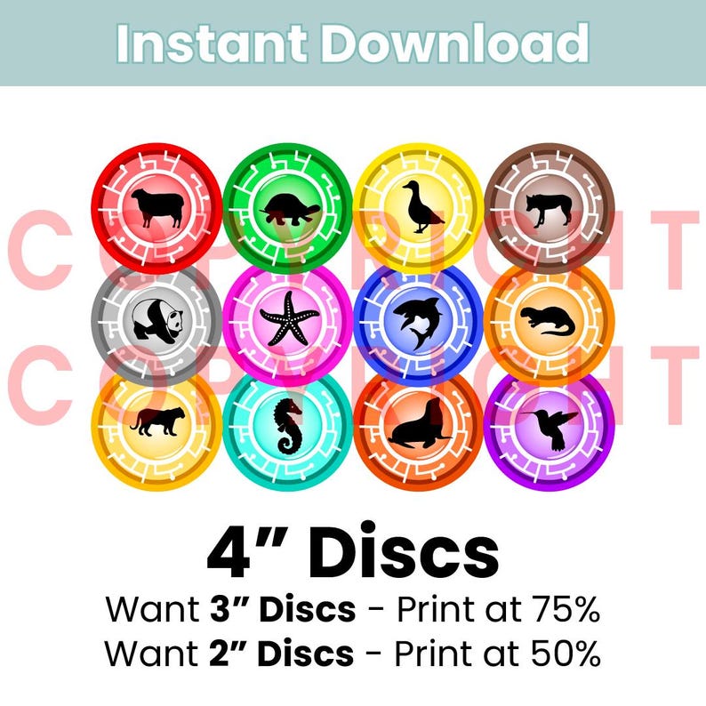Animal Pattern Disc 160 ULTIMATE Bundle | Animal Adventure Discs | 4