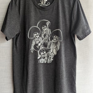 Mariachi Band T-shirt. Unisex T-shirt. Music Band T-shirt. Day of the Dead Mariachi T-shirt. Gift Friendly.