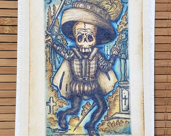 El Maricahi Day Of The Dead Art Print.