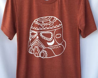 Stormtrooper Unisex T-shirt. Star Wars Unisex Stormtrooper . Day of the Dead Stormtrooper T-shirt. Gift Friendly .