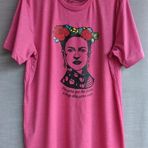 Frida Pies Para Que Los Qiero Si Tengo Alas Para Volar Hand Painted Screen Printed Women&#39;s White Cotton Crew Neck T-shirt.