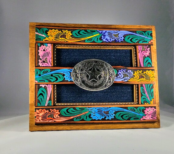 Items similar to Trophy Belt Buckle Display Trophy Buckle Frame