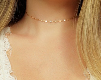 Gargantilha Ellie, Gargantilha Prateada, Gargantilha Dourada, Gargantilha Dourada Delicada, Gargantilha com Corrente Dourada, Gargantilha Fina, Gargantilha Minimalista, Gargantilha Dourada Fina