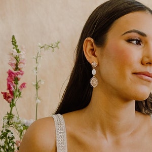 Greta Pearl Earrings main image 0