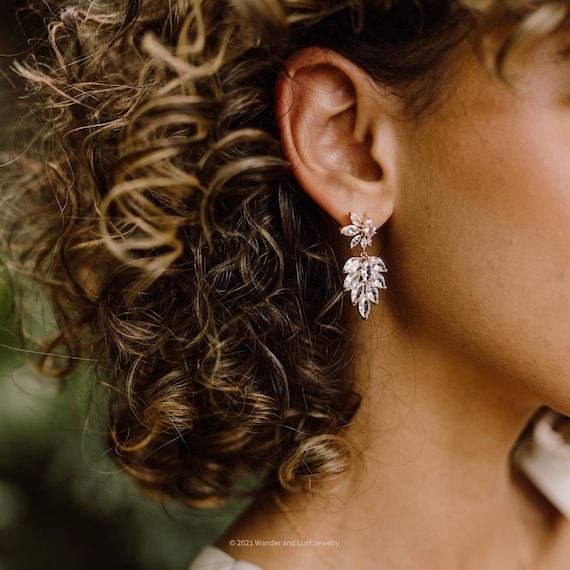 Cora Pearl Rhinestones Earrings – Mia Ava | Earrings Boutique