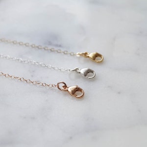 Upgrade Your Clasp, Lobster Clasp, 14k Gold Fill Clasp, Rose Gold Fill Clasp, Sterling Silver Clasp image 7