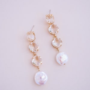 Brynn Earrings Clear main image 0