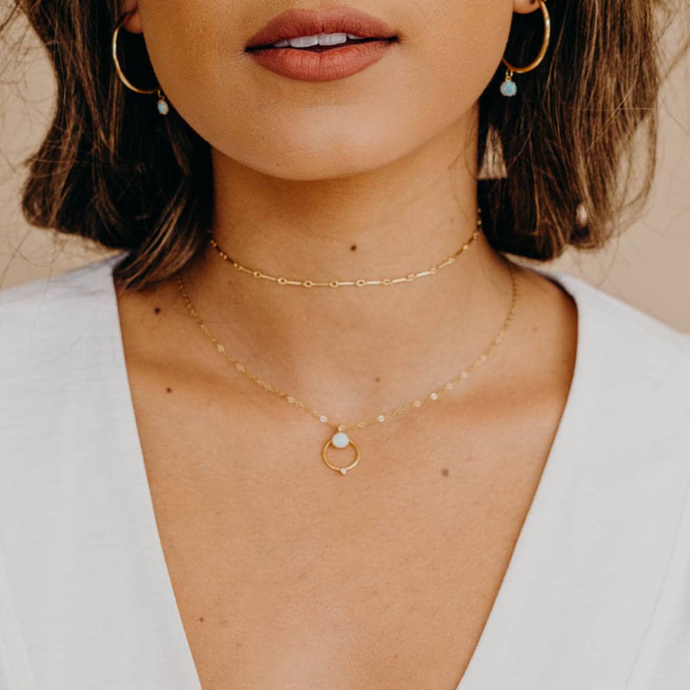 Camilla Chain Choker, Dainty Gold 