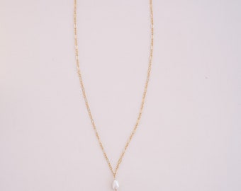 Collana A Y Con Perle E Catena Satellite – Gioiello Stratificato Vintage, Colore Oro, Per Donne E Sposa