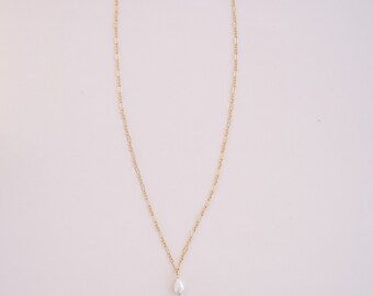 Collana A Y Con Perle E Catena Satellite – Gioiello Stratificato Vintage, Colore Oro, Per Donne E Sposa