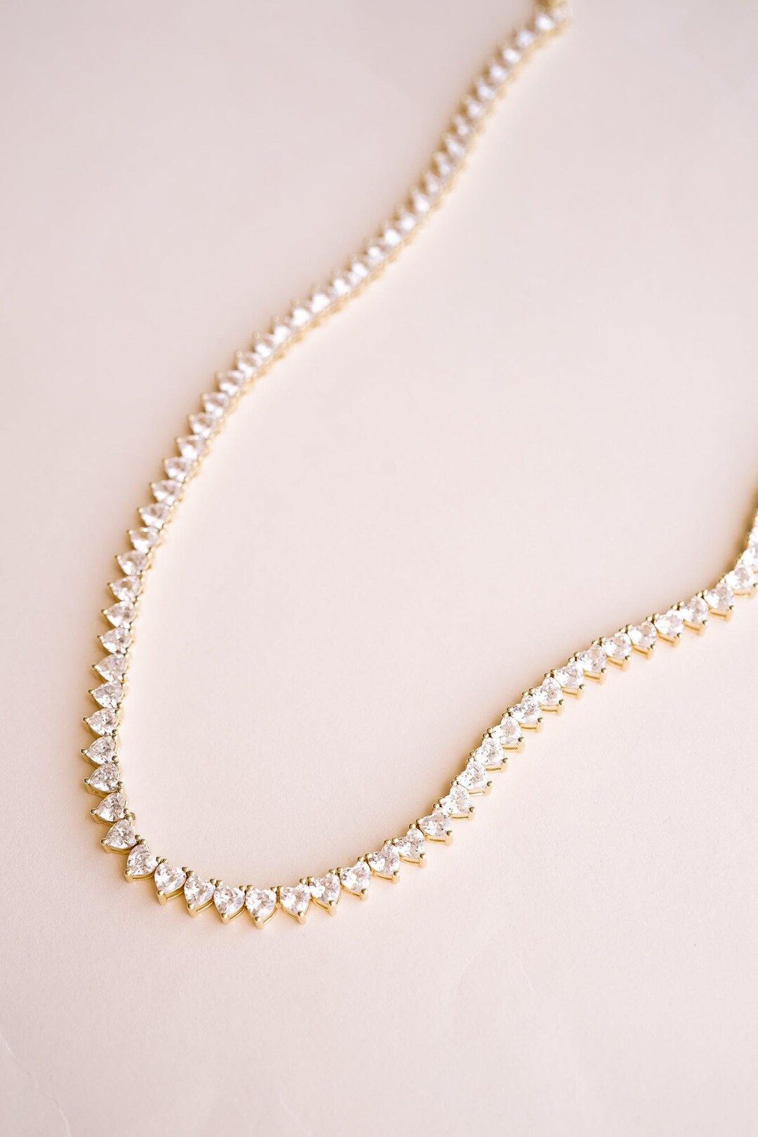 Damond Tenns Choker Necklace By Catlyn Mnmalst • Danty Damond