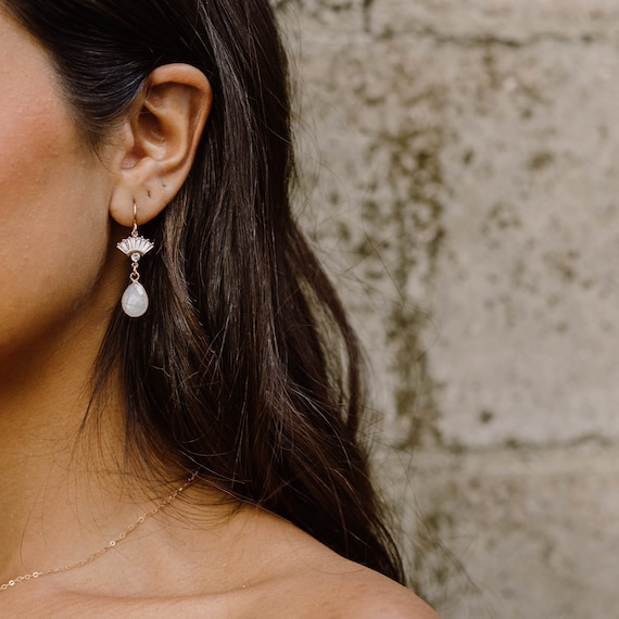 Moonstone bridal jewelry deals