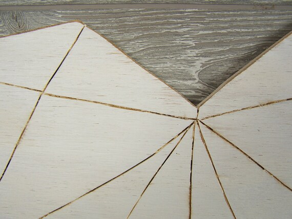 Geometric Heart Wall Art Modern Farmhouse Decor Rustic 50