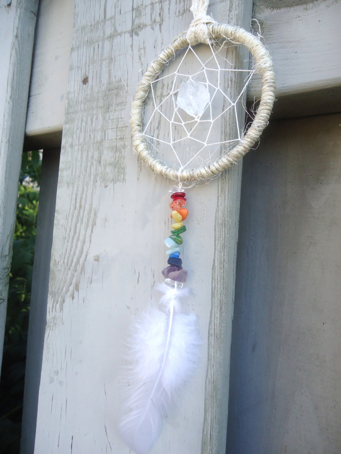 Chakra Dream Catcher Yoga DreamCatcher Sanskrit Healing Etsy