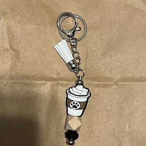 coffee cup keychain