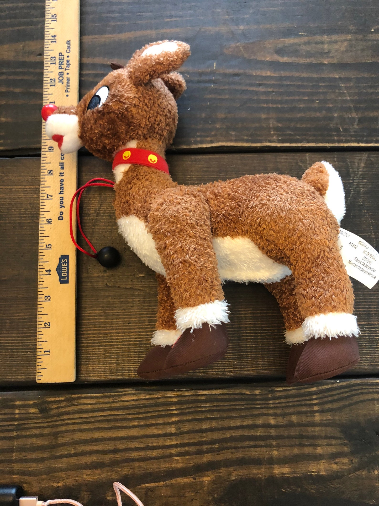 Rudolph the Red Nose Reindeer Plush Hallmark Light up Nose | Etsy