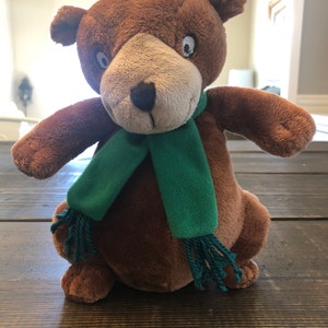 Kohl's Cares Paddington Bear 14” Plush Toy Stuffed Animal NWT Brown Bear  Blue