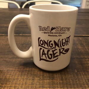 Red Hare Brewing Company Marietta Georgia Long Night Lager Coffee Mug