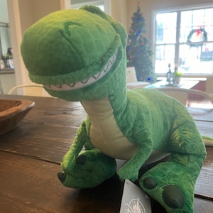 Disney Store Pixar Toy Story Rex Large Plush Stuffed Animal Toy