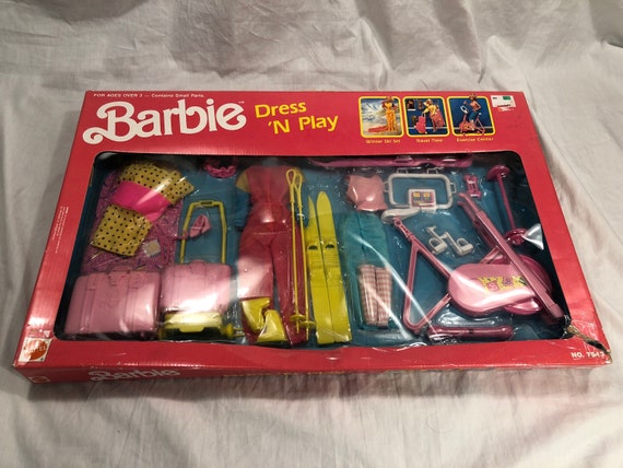barbie ski set