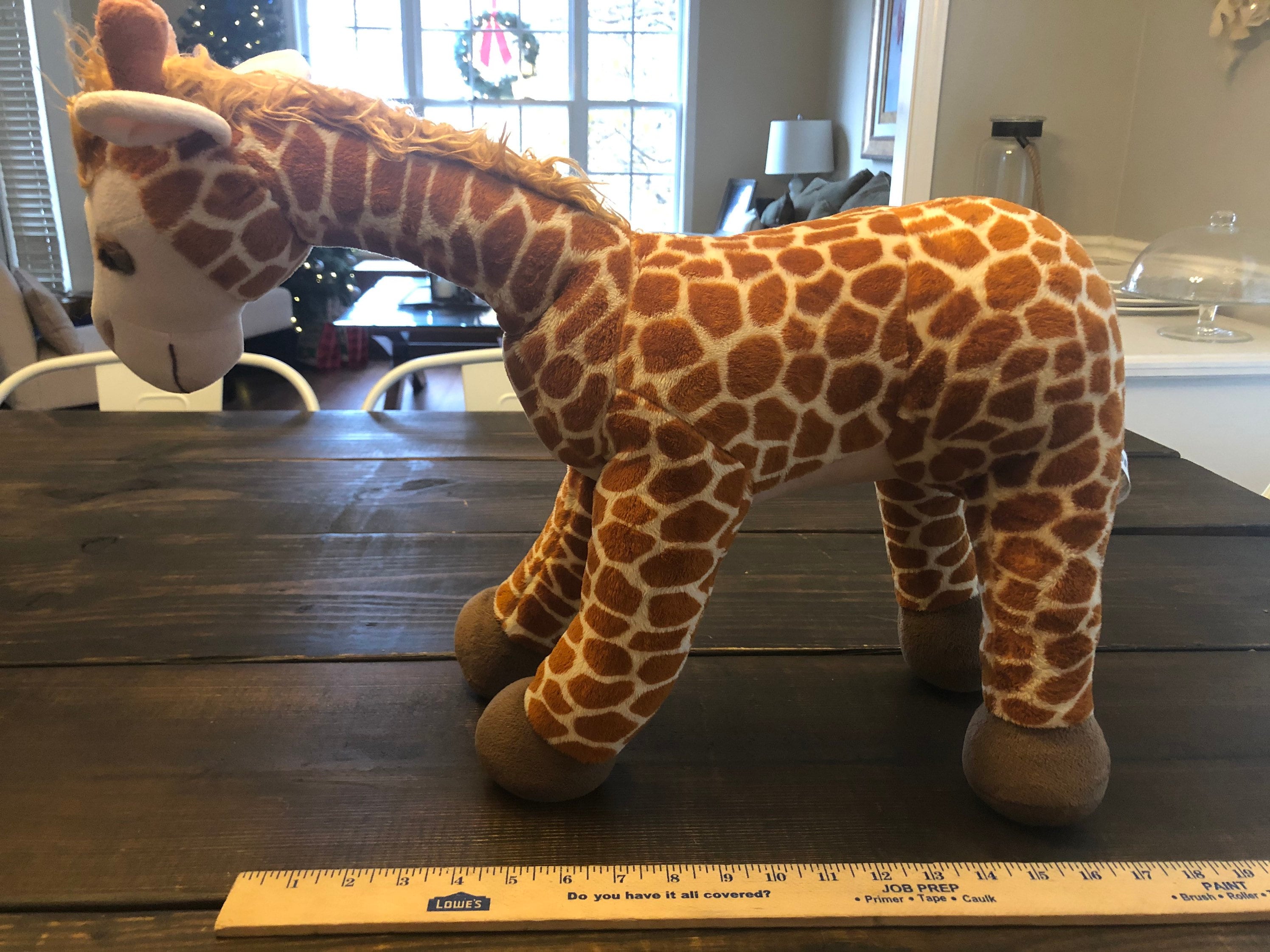 Toys R Us Large Giraffe Plush Geoffrey Brown Tan Soft Stuffed Animal Etsy