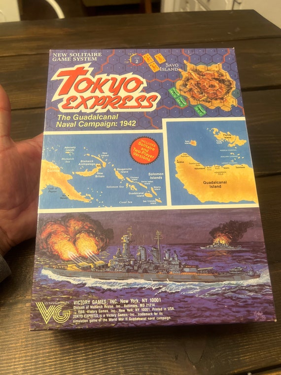 Vintage VG Victory Games Inc Rare Tokyo Express WW2 VTG 1988 -  México