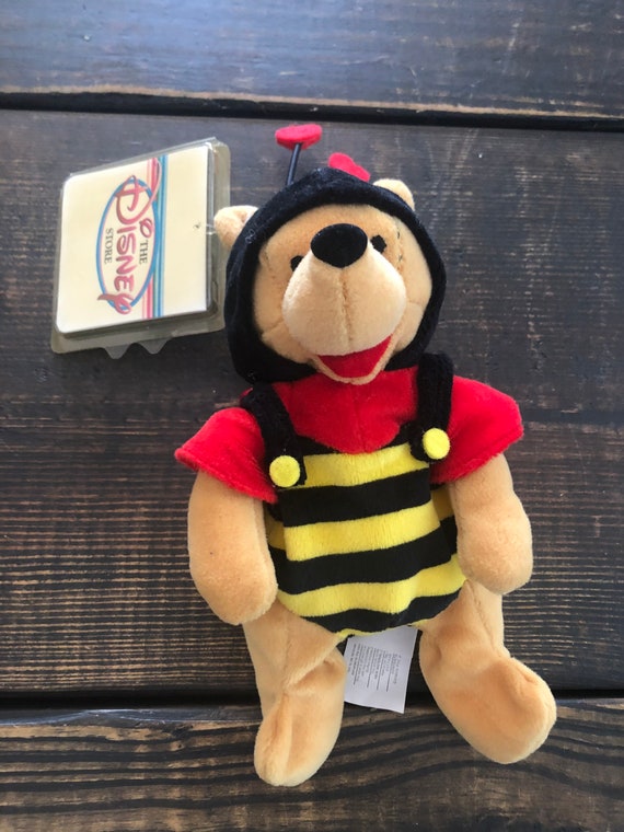 NWT 8" Disney Store beanbag plush BUMBLE BEE Winnie the Pooh 