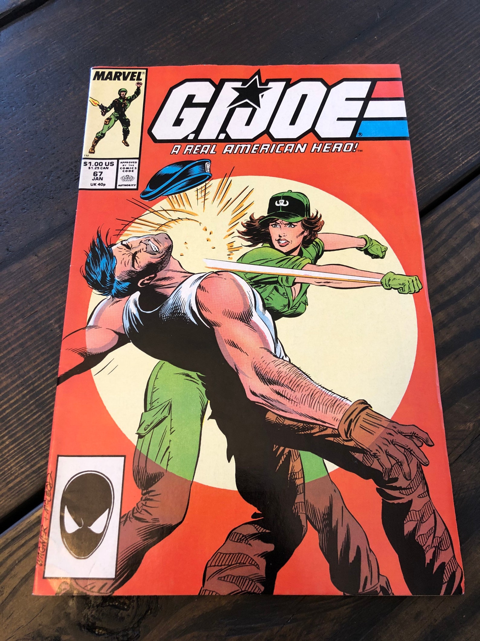 Is This Hero For Real Chapter 67 Vintage G.i.joe A Real American Hero Marvel Comic Jan 67 - Etsy