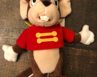 Vintage Disney DumboTimothy The Mouse Beanie Plush Stuffed Animal