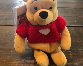 Red Sweater Pooh - Etsy