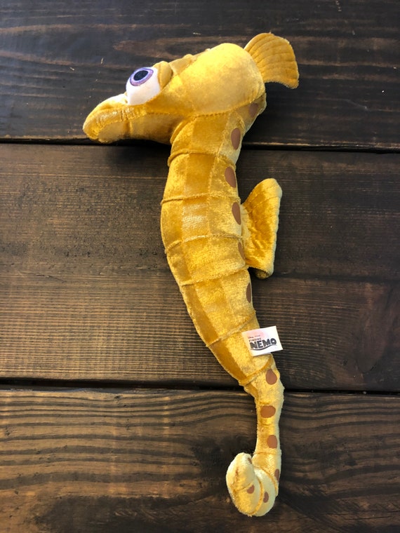 Onveilig Gooey Nachtvlek Disney Finding Nemo Plush Stuffed Sheldon Seahorse - Etsy België