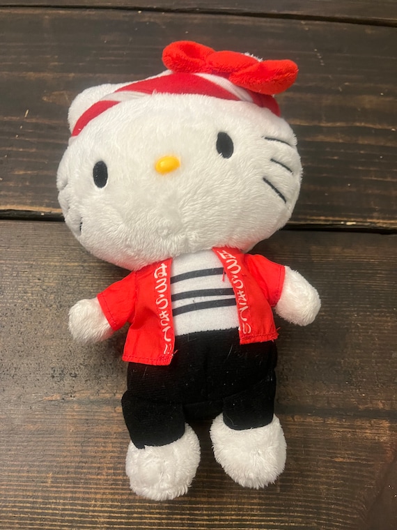 Hello Kitty Sanrio Plush Stuffed Animal - Etsy