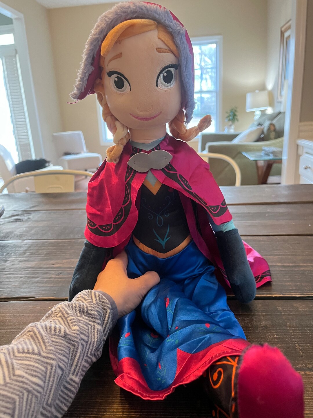 Disney Store Plush Anna Frozen Soft Doll Stuffed Toy Princess Plush - Etsy