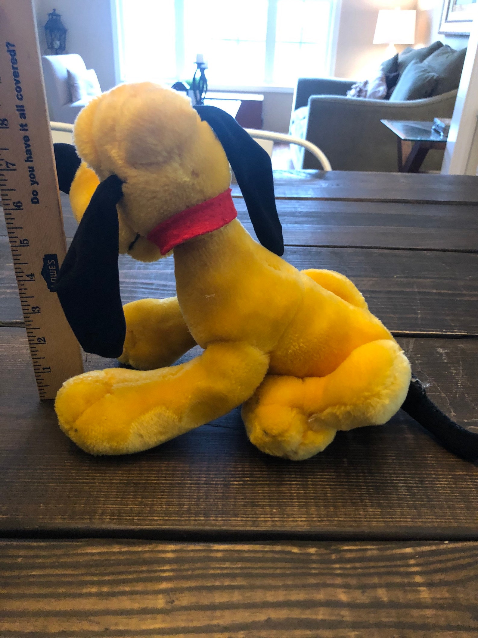 Vintage Walt Disney World Pluto Plush Stuffed Animal Toy - Etsy