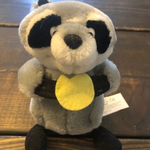 Vintage Disney Store Pocahontas Meeko Raccoon Plush Stuffed Animal