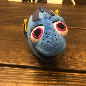 Disney TY Pixar Finding Nemo Dory Stuffed Animal Plush Blue Fish