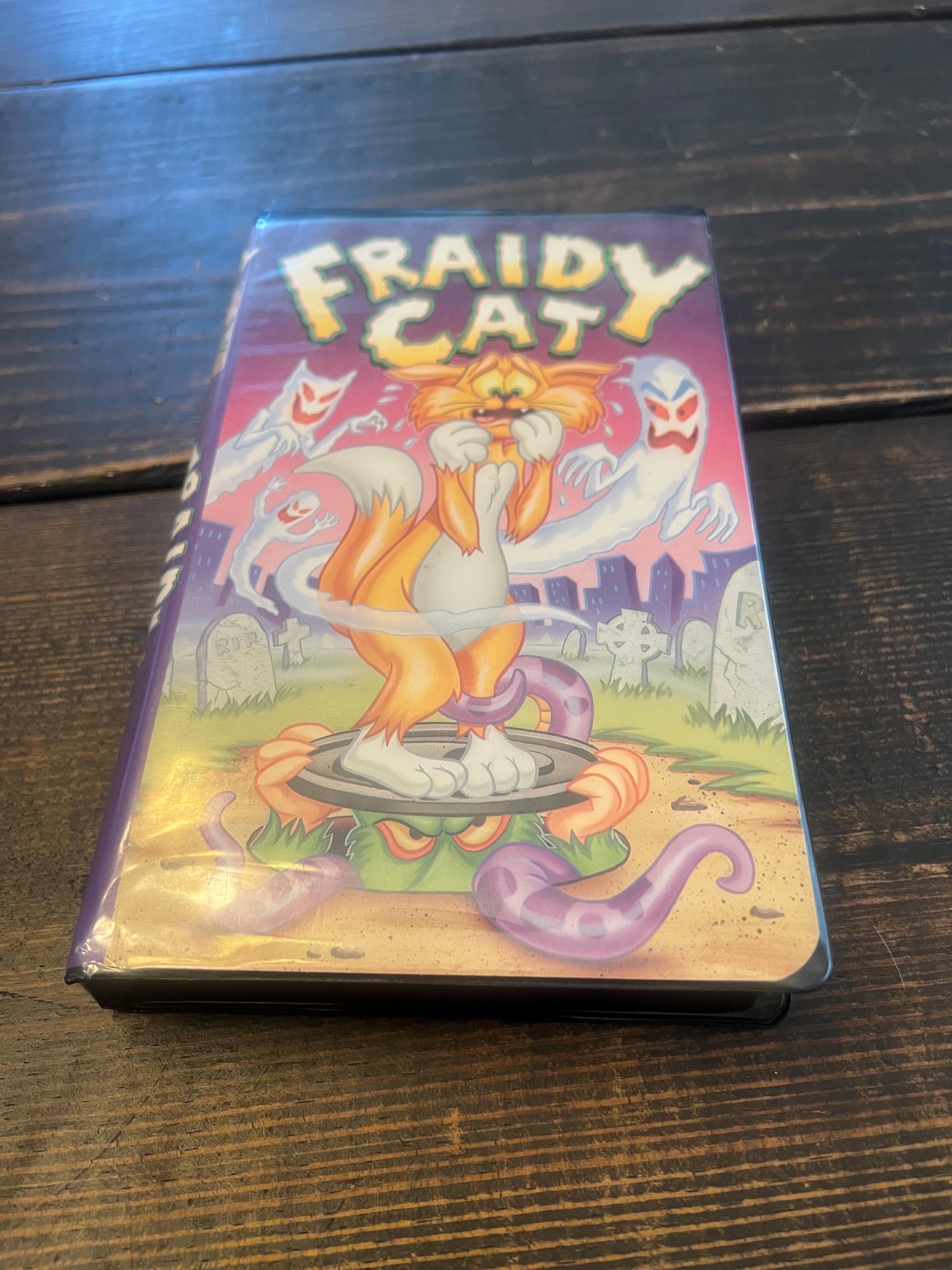 Fraidy Cat Rare 70s Cartoon Ghosts Nine Lives Animated Cat Story