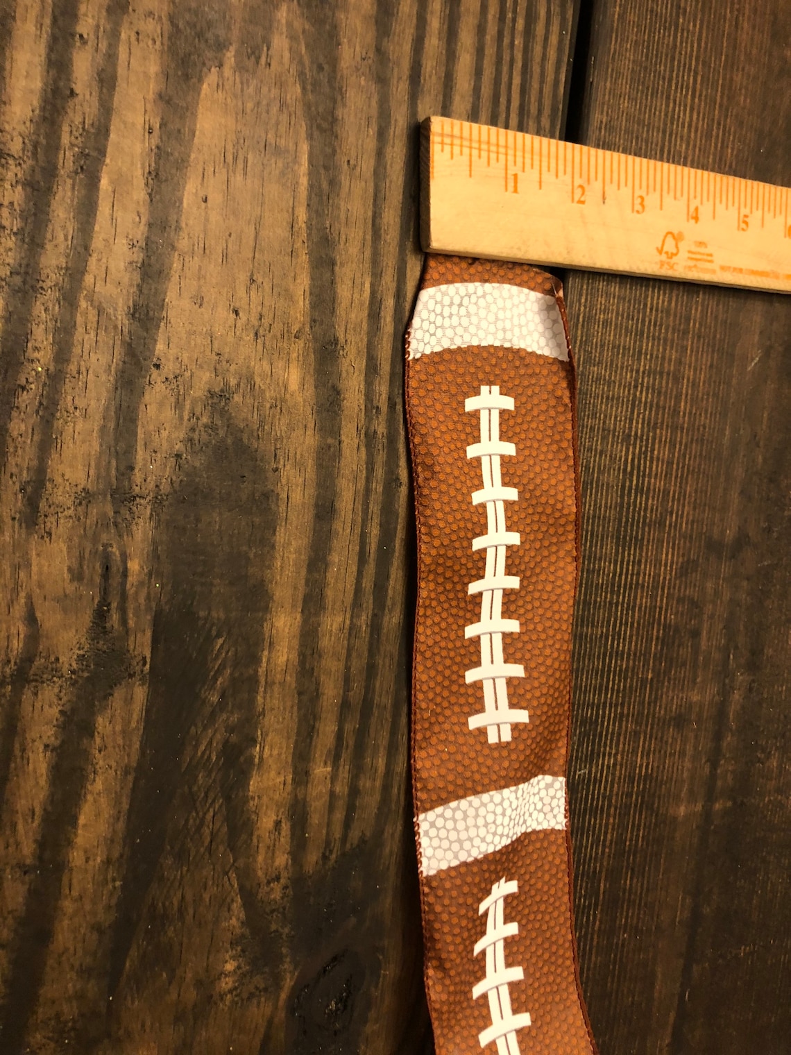 Wired 2inch Football Ribbon Etsy