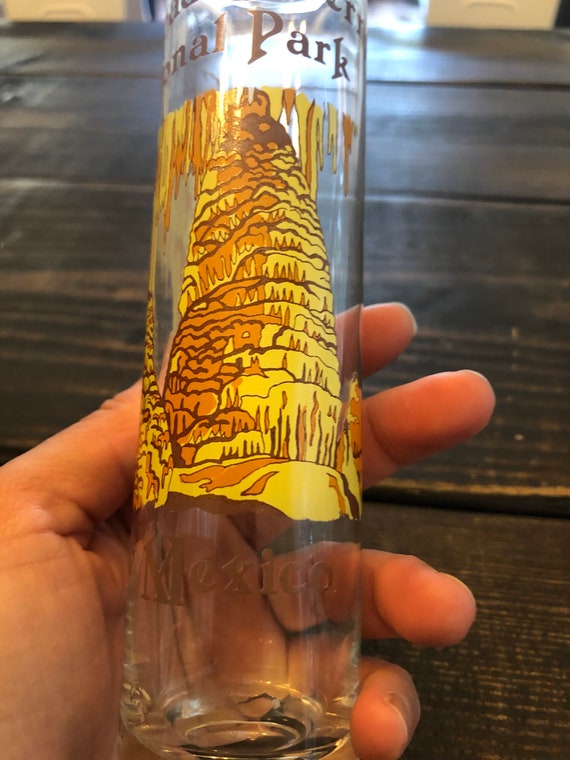 Shot Glasses Barware Carlsbad Caverns National Park Vintage New Mexico