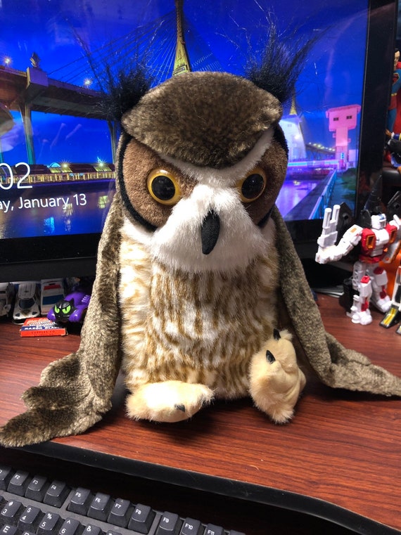 great horned owl plush