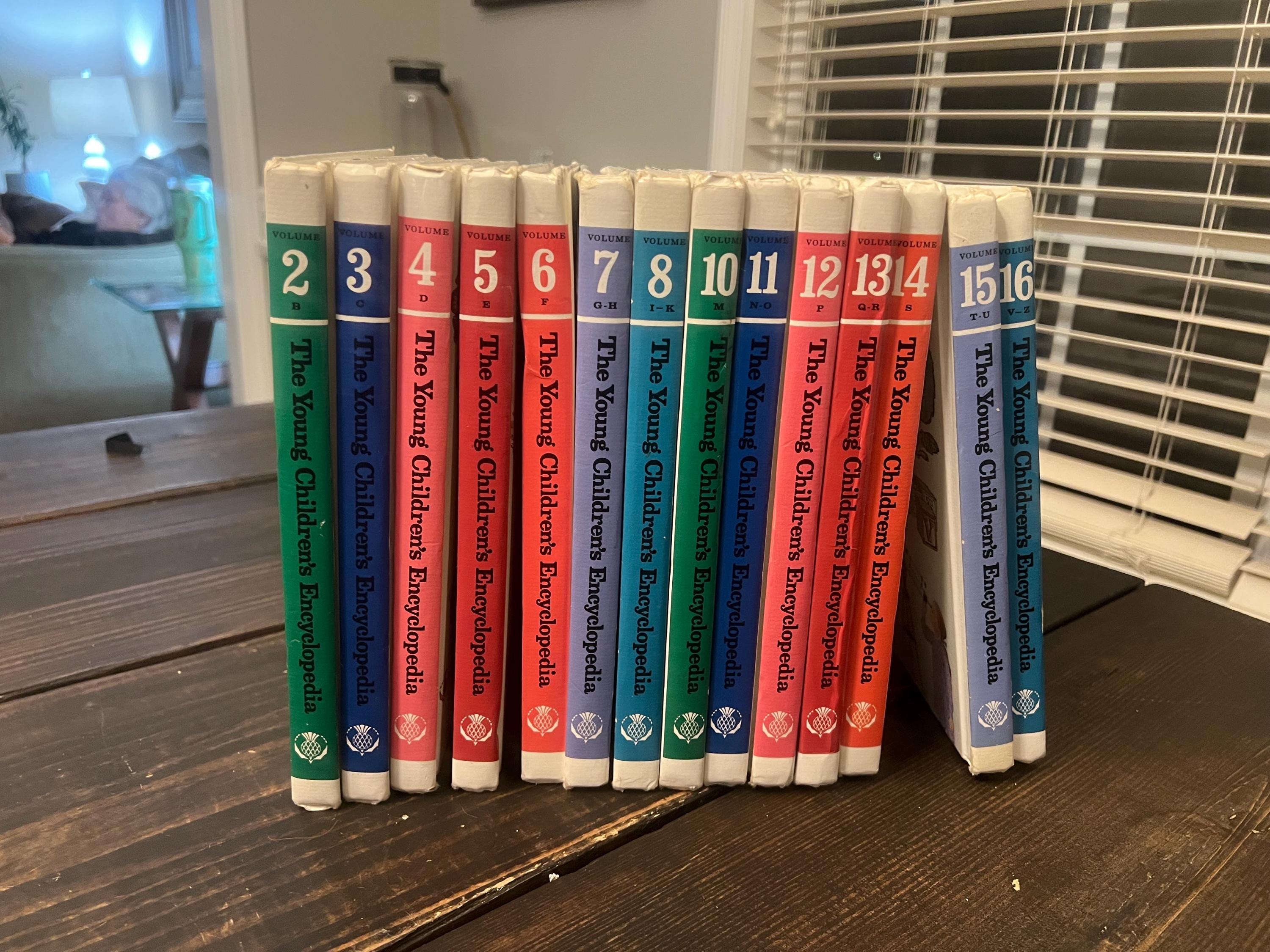 Children Britannica Encyclopedia Set - Etsy