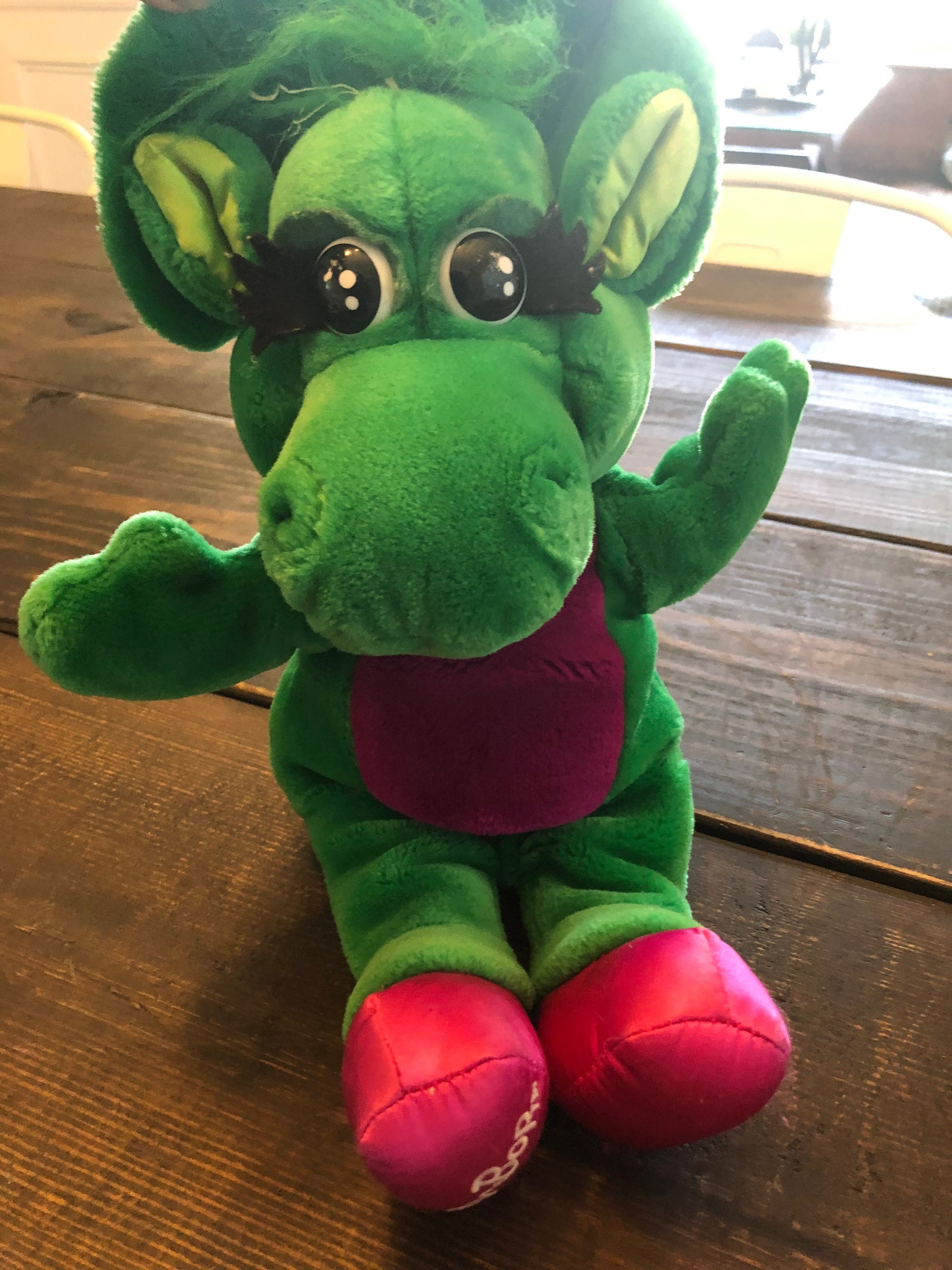Vintage 1990s Barney Baby Bop Puppet Full Body Hand Puppet | Etsy
